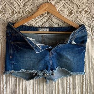 Free People Jean Shorts
